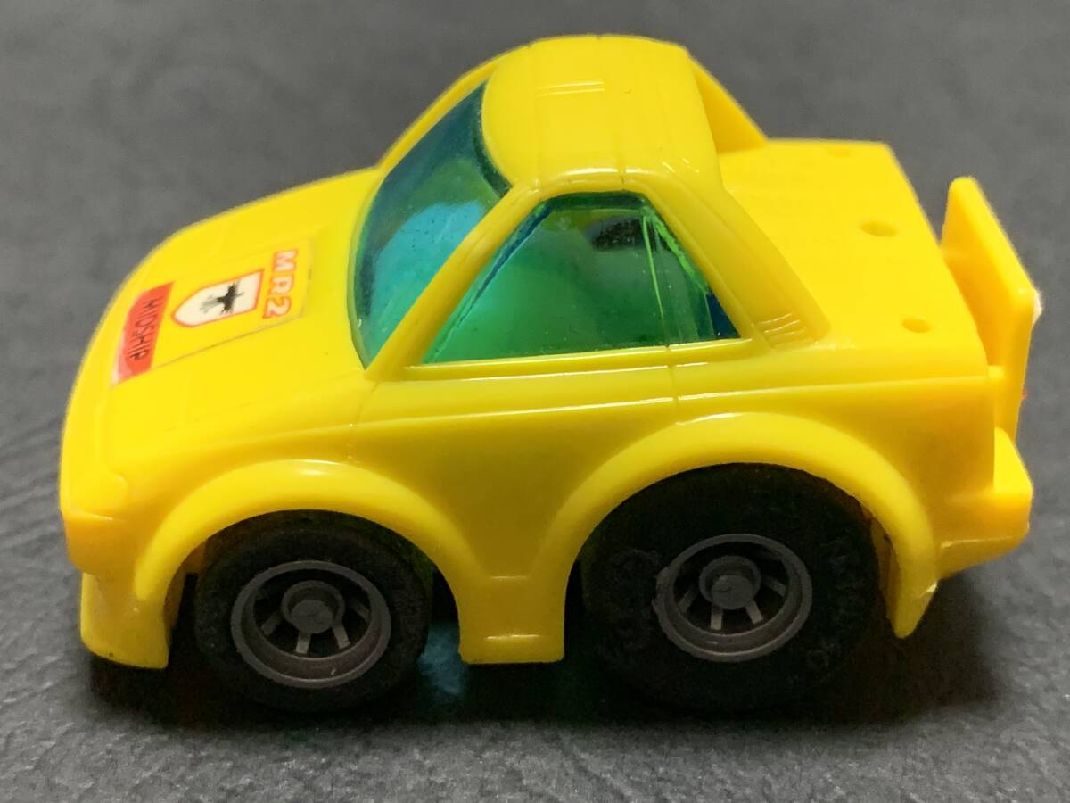 当時物 古い タカラ チョロQ No.A-60 トヨタ MR-2 イエロー 黄 1980 日本製 レーシングカーの画像5