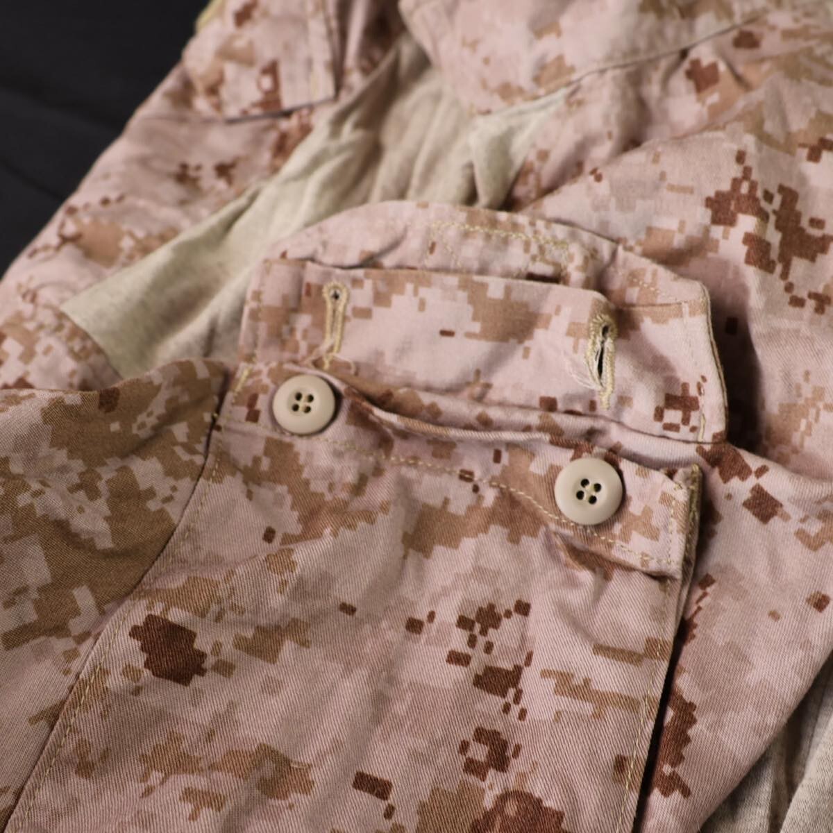 米軍実物 FROG デザートマーパット コンバットシャツ サイズM-L #S-7760の画像7