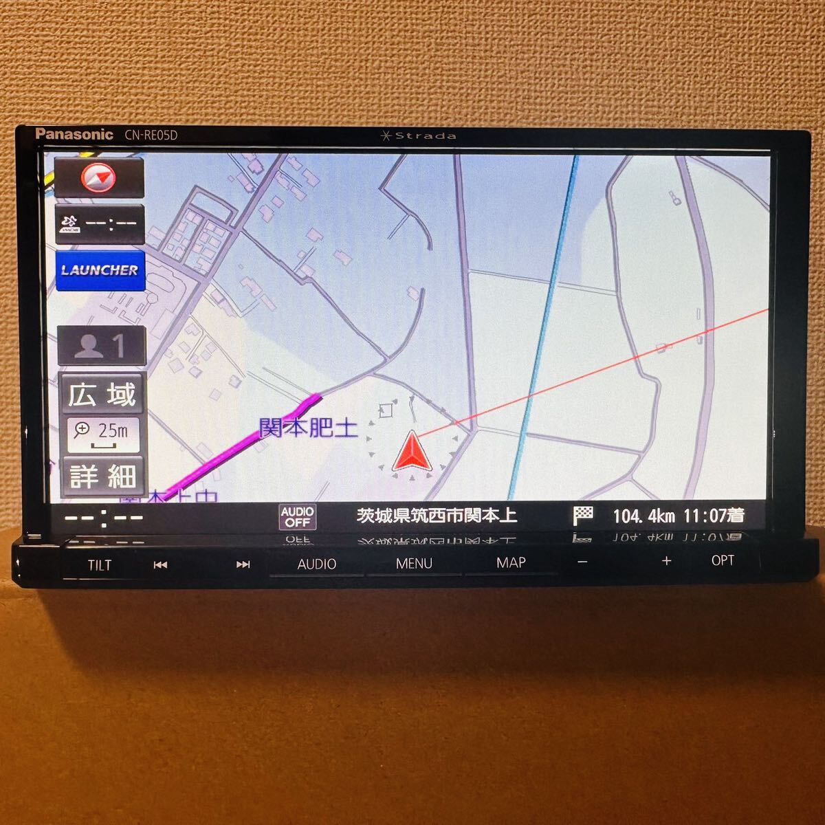 パナソニック ストラーダ CN-RE05D メモリーナビゲーション Bluetooth 2018DVD の画像2