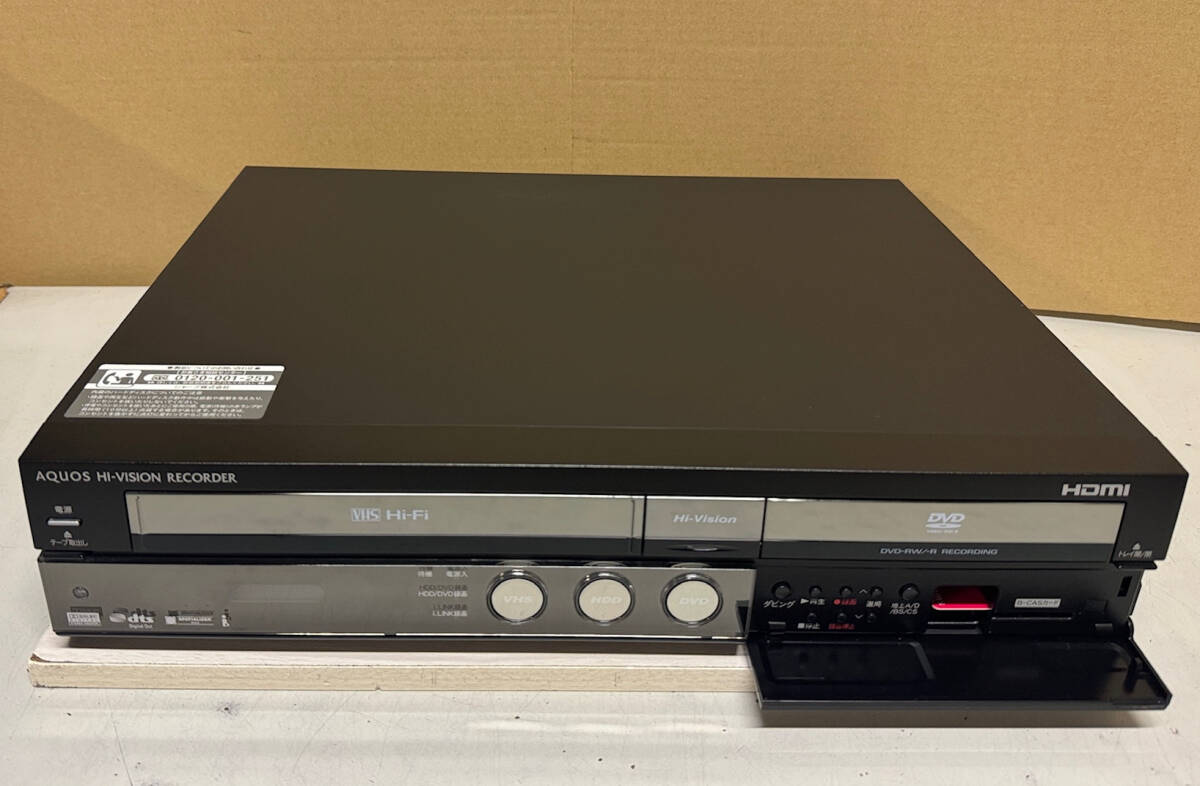 [ name machine! safety! service being completed, beautiful goods ] SHARP [DV-ACV52] VHS one body video deck,DVD recorder, dubbing 10 [ working properly goods, operation guarantee ]