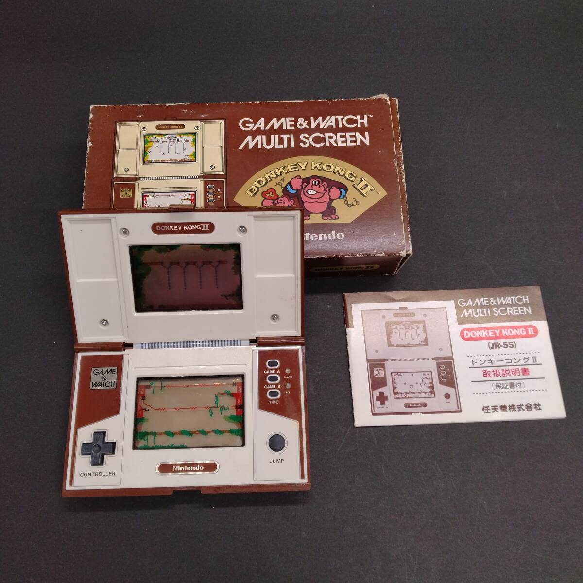  toy nintendo GAME&WATCH MULTI SCREEN Donkey Kong DK-52 Donkey Kong 2 JR-55 WIDE SCREEN Popeye PP-23 together 