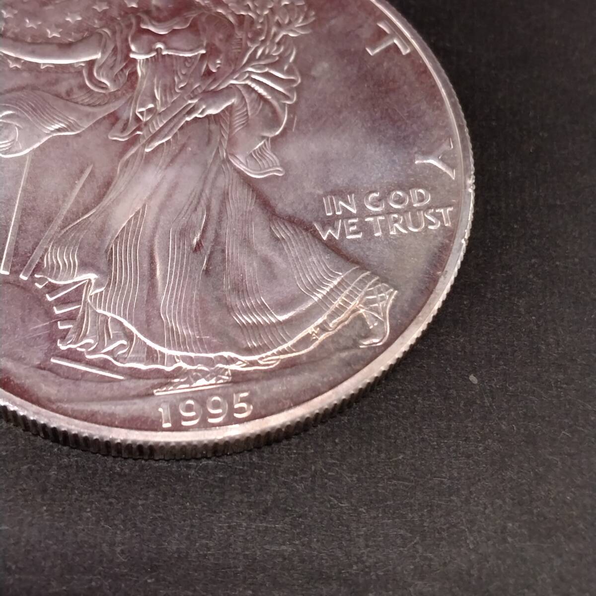  серебряный AMERICAN EAGLE LIBERTY ходьба Liberty Eagle 1 доллар серебряная монета 1995 памятная монета 1 унция 