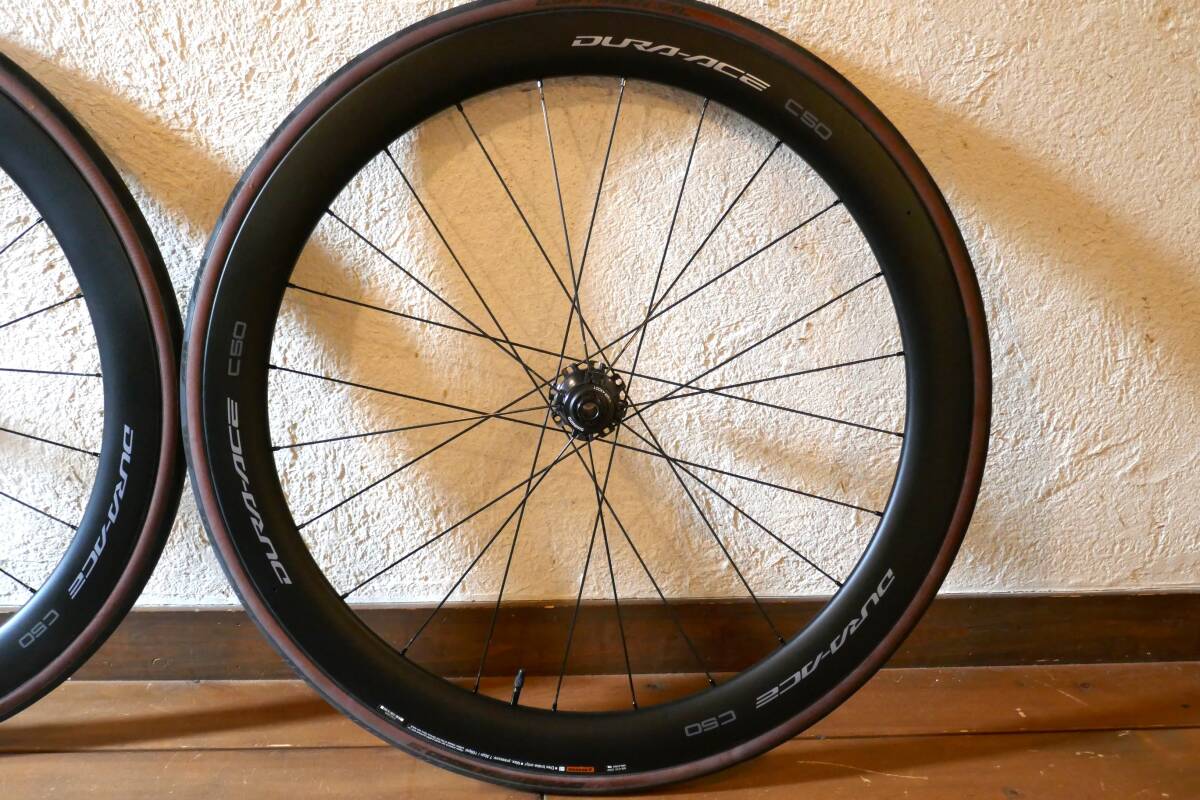 中古 shimano dura-ace c50 チューブレス シマノ デュラエース 12s WH-R9270 TL DISCの画像7