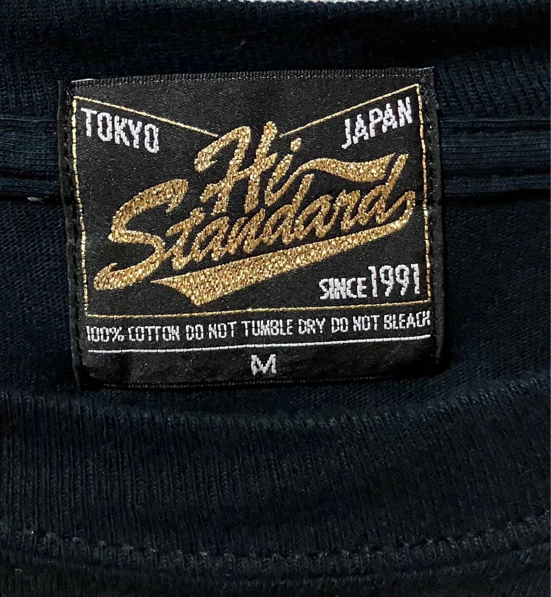 日本製　美品　Hi-STANDARDハイスタンダード　忍者 ロングTシャツ PIZZA OF DEATH バンドTシャツ丸胴ボディ