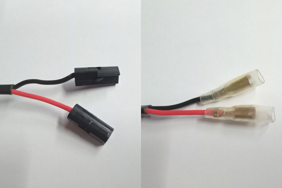 【4本セット】トライアンフ ボンネビル系 ウィンカー配線アダプター / TEC Bike Parts Indicator Adaptor Wiring Kitの画像4