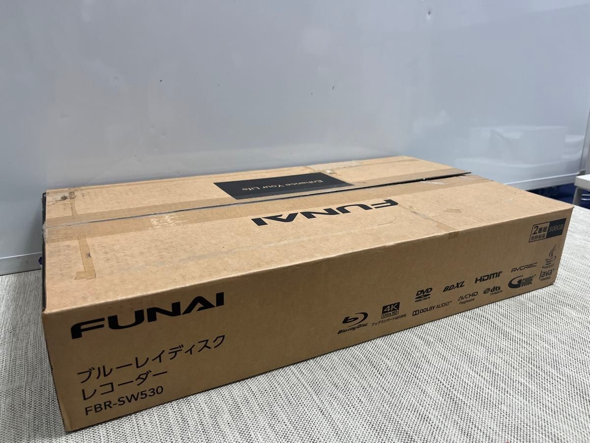 2020年製【未使用品】FUNAI製/ブルーレイレコーダー/FBR-SW530 /  500GB  2番組同時録画 HDD 