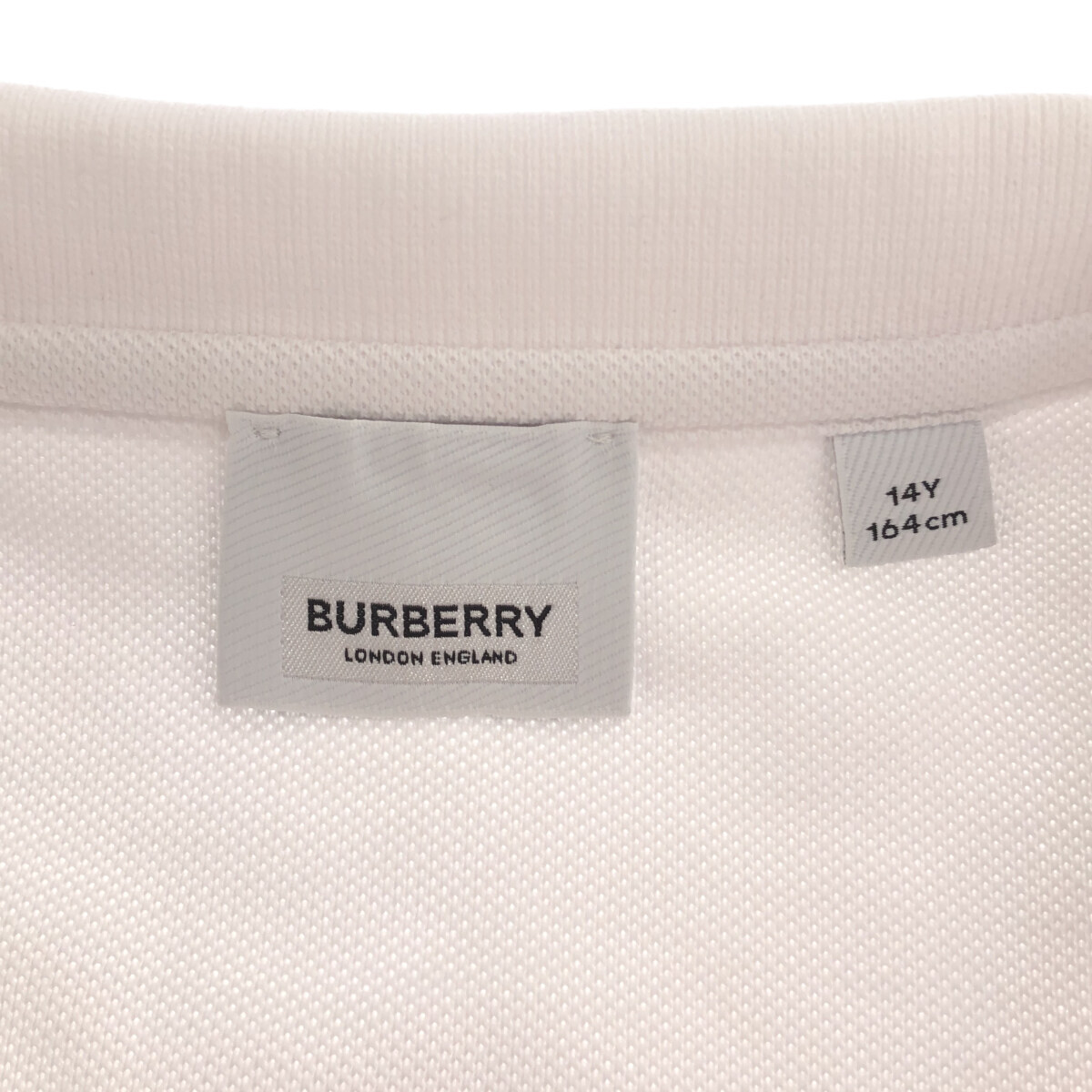 BURBERRY バーバリー ロゴ入り ポロシャツ 半袖 14Y 164cm アパレル キッズ 子供服_画像4