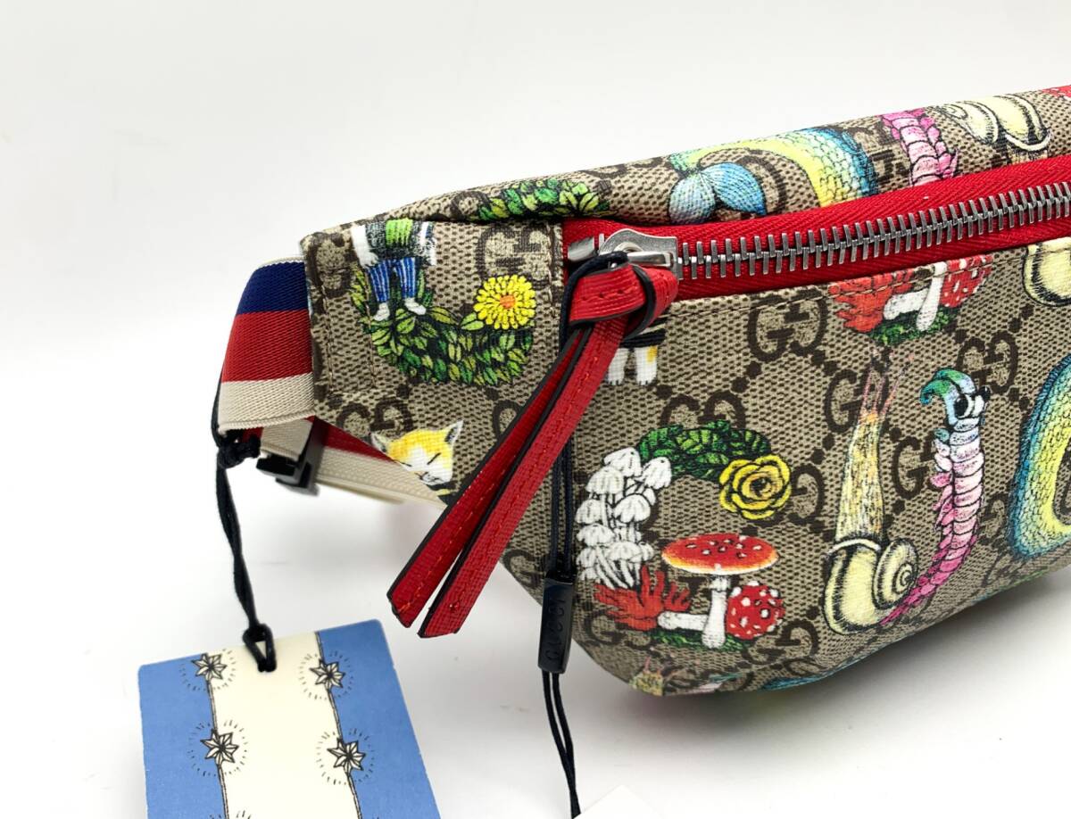 GUCCI グッチ ヒグチユウコ コラボ アニマル いきもの ウエストポーチ 502095 チルドレンズバッグ ウエストバッグ バック 鞄 カバンの画像7