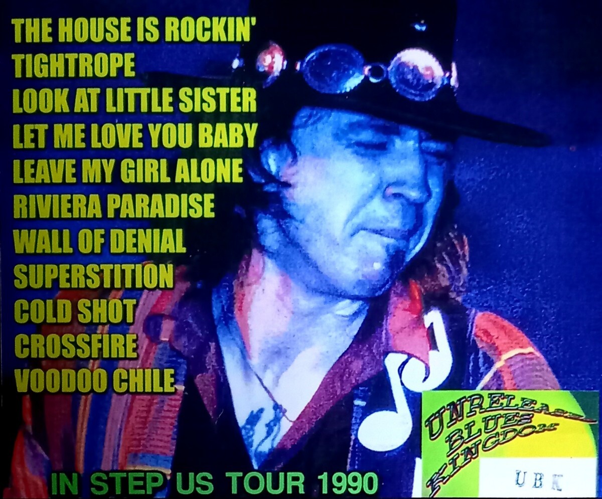 Stevie Ray Vaughan& Double TroubleIn Step Us Tour 1990 スティーヴィーレイヴォーン Jimi Hendrix ジミヘンドリックス ブルースの画像3