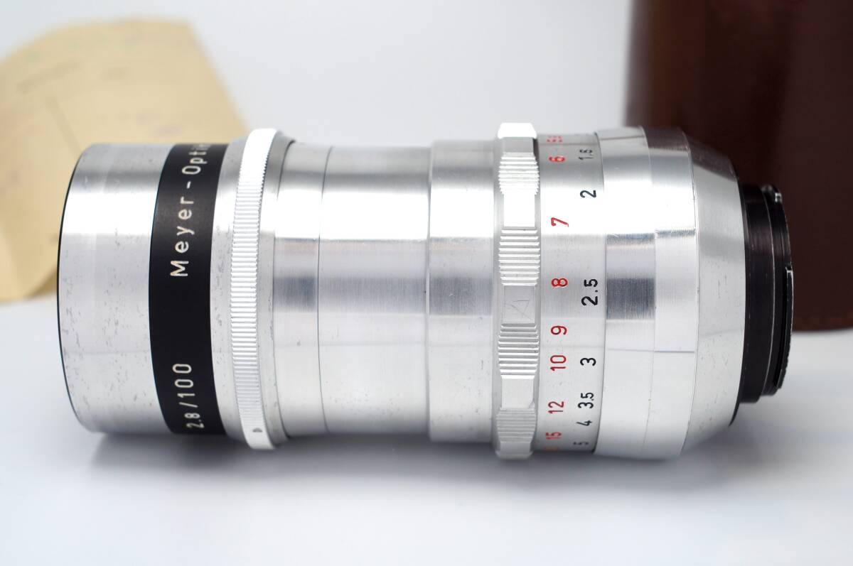 【良上品】EXA Meyer-Optik Gorlitz Trioplan 1:2,8/100mm マイヤー トリオプラン バブルボケ 1960年製 f2.8 (13)_画像4