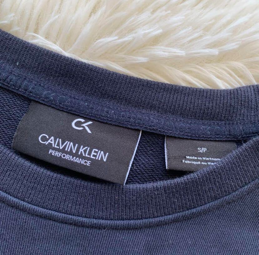 Calvin Klein カルバンクライン トレーナー ネイビー Sの画像3