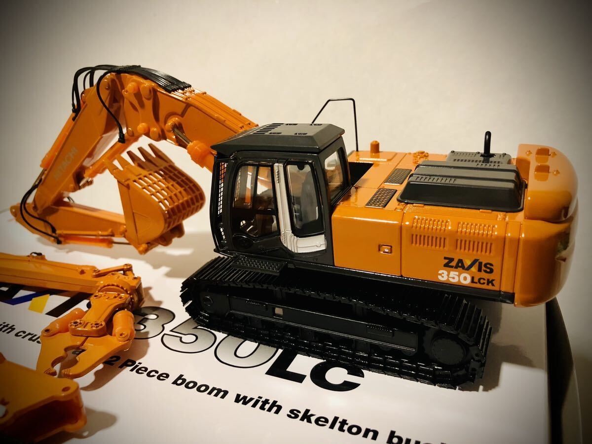 新品 日立 建機 HITACHI ZAXIS 350LCK 解体機 1/50 スケール モデル ミニチュア 住友 キャタピラー コベルコ コマツ ZX 重機の画像4