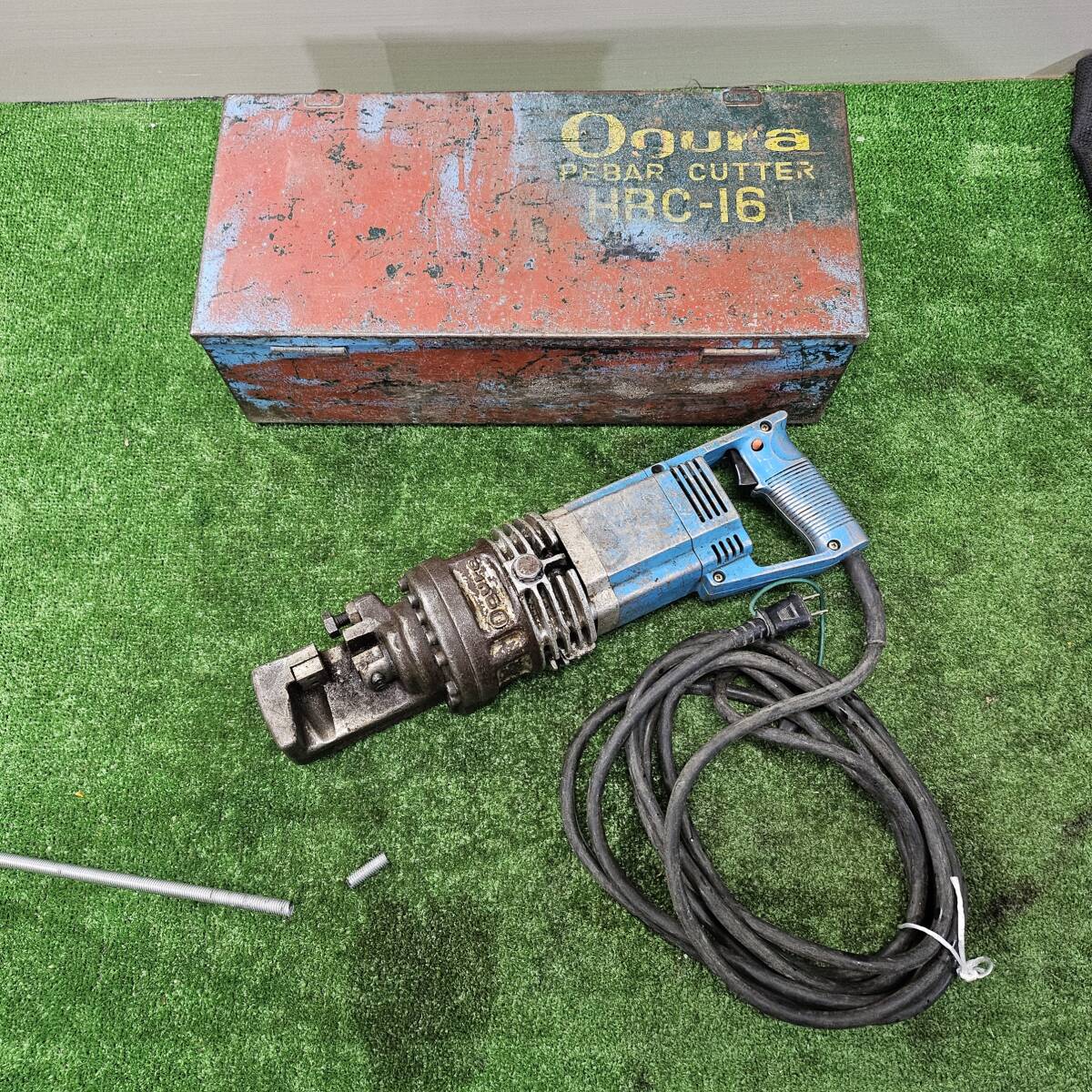 中古動作品 【オグラ Ogura】 電動油圧式 鉄筋カッター HBC-16 現状渡し品 領収書対応