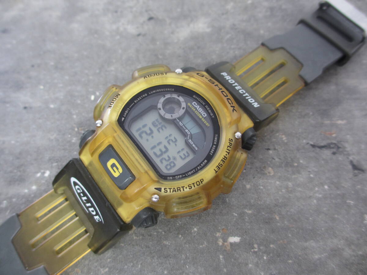 CASIO/カシオ/DW-9000 イエロー系/G-SHOCK/G-ショック/腕時計/動作品 ジャンク_画像3