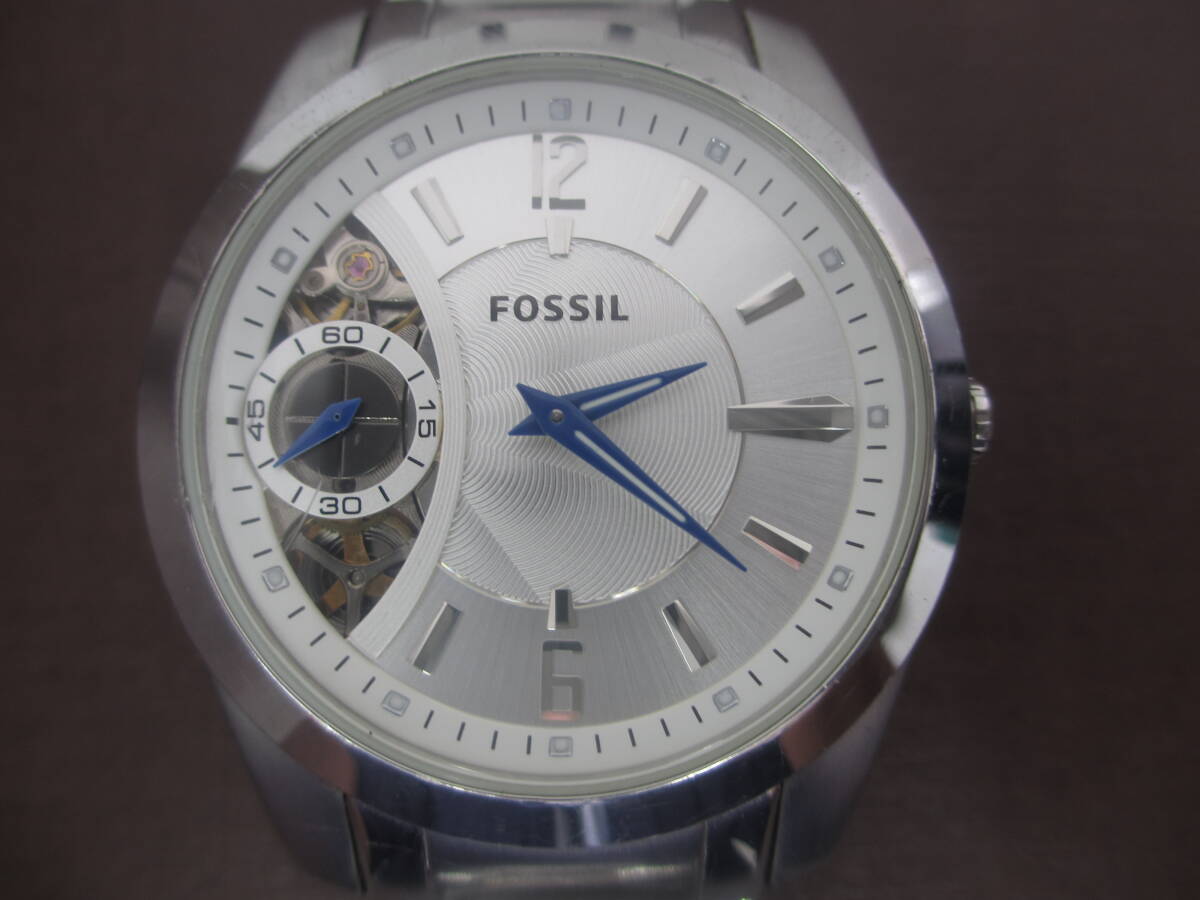 FOSSIL/フォッシル/ME-1000/TWIST/ツイスト/AUTOMATIC 自動巻き 腕時計 動作品の画像4