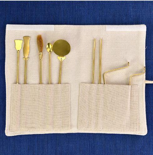 [ new goods ]. tool 7 point set beginner storage sack attaching #221 fragrance censer 