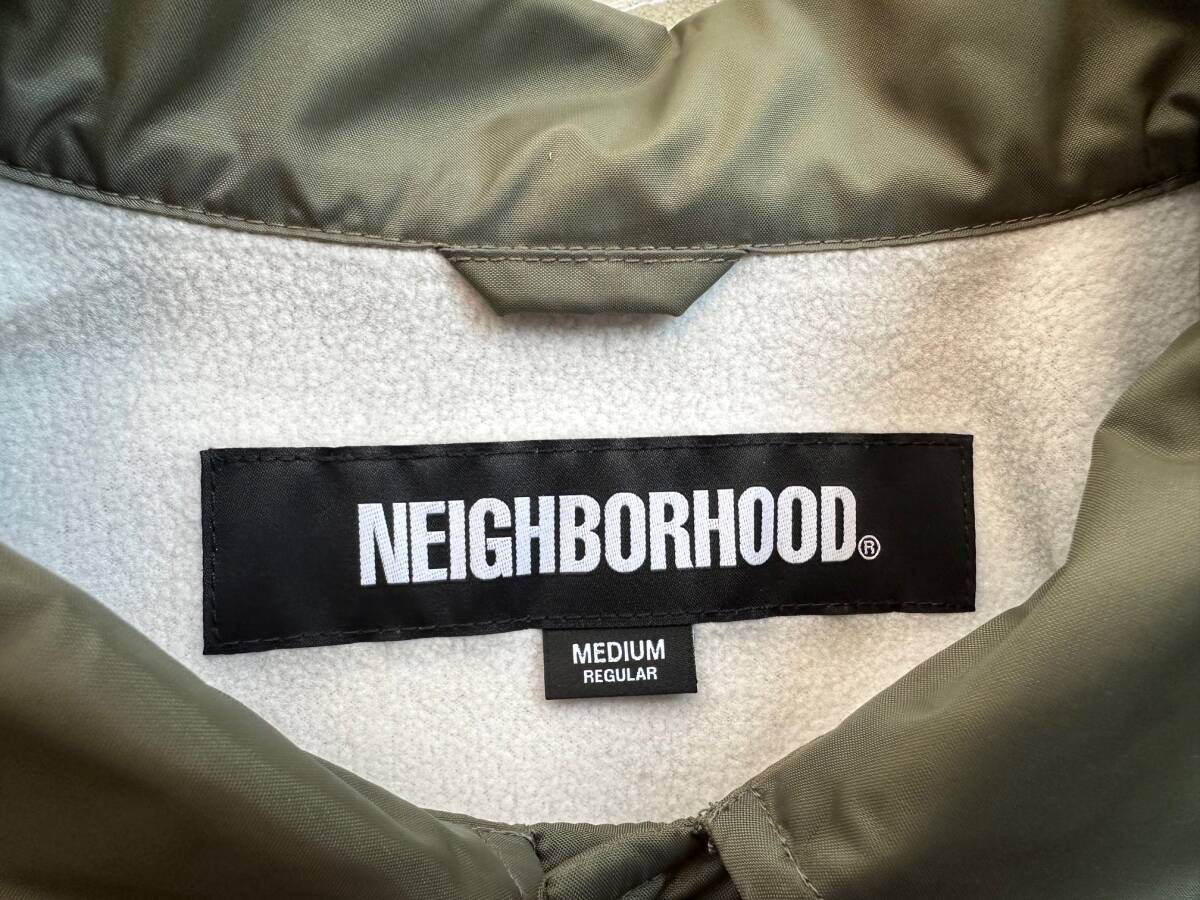 24SS Mサイズ オリーブドラブ WINDBREAKER JACKET-1 ネイバーフッド NEIGHBORHOOD 241TSNH-JKM01 neighborhoodの画像3