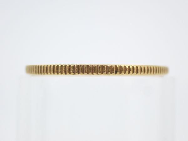 大日本 五圓 明治六年 明治6年 約8.3g 約22.5mm 5円 硬貨 古銭 金貨 アンティーク コインの画像4