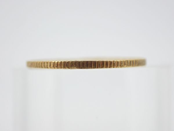 大日本 二圓 2円 明治三年 2枚 約3.3g 古銭 貨幣 金貨 コインの画像3