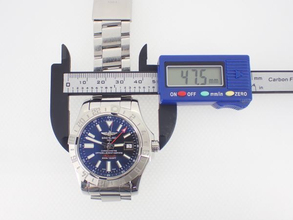 ★BREITLING ブライトリング A32390 アベンジャー メンズ 自動巻き 腕時計 稼動品 箱 ケース コマの画像8