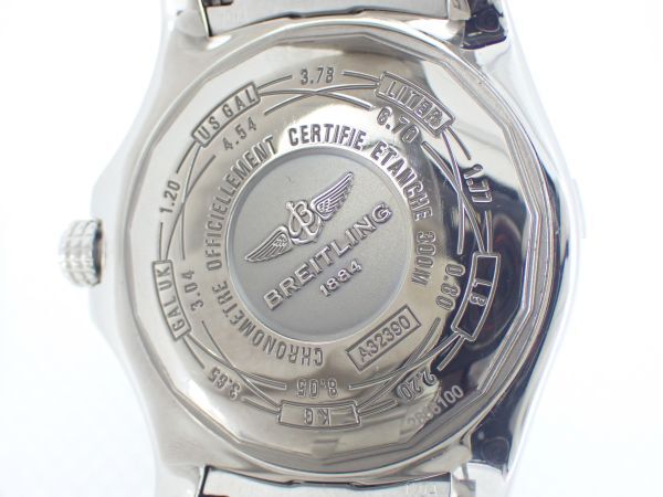 ★BREITLING ブライトリング A32390 アベンジャー メンズ 自動巻き 腕時計 稼動品 箱 ケース コマの画像5