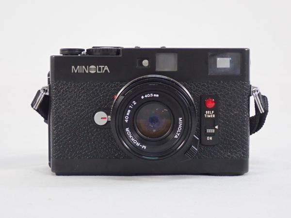 MINOLTA ミノルタ CLE M-ROKKOR 40mm 1:2 Φ40.5mm レンジファインダー フィルム カメラ レンズの画像1