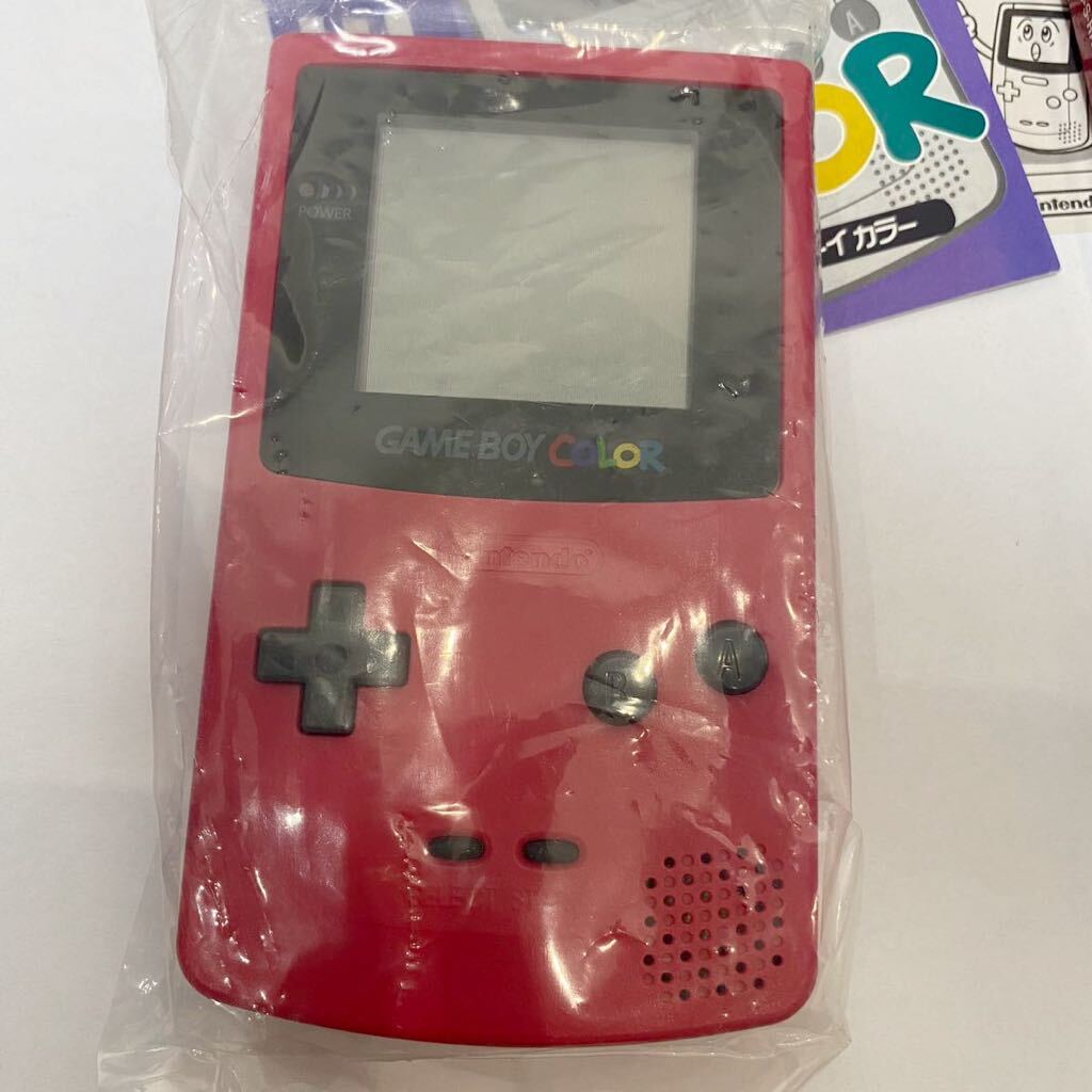 ゲームボーイカラー ■ほぼ 新品未使用 レッド レア GBC 任天堂 説明書 箱 Nintendo ニンテンドー ゲームボーイ 極美品の画像2