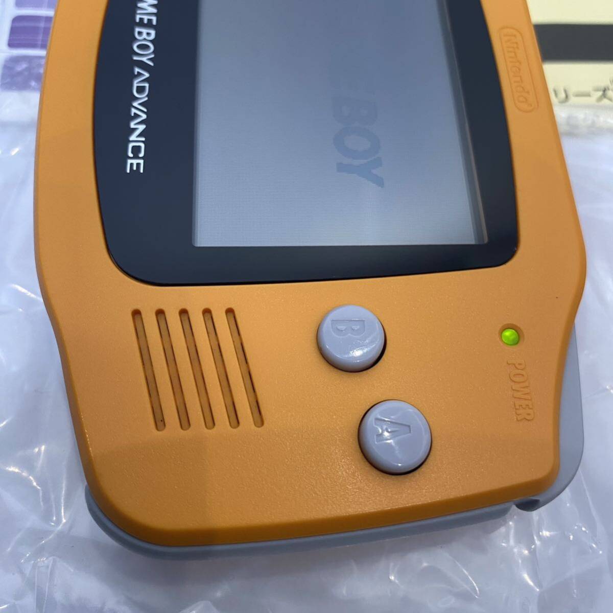 ゲームボーイアドバンス　■ほぼ　新品未使用　希少カラー　オレンジ　激レア　GBC 任天堂 説明書 箱　Nintendo ニンテンドー ゲームボーイ