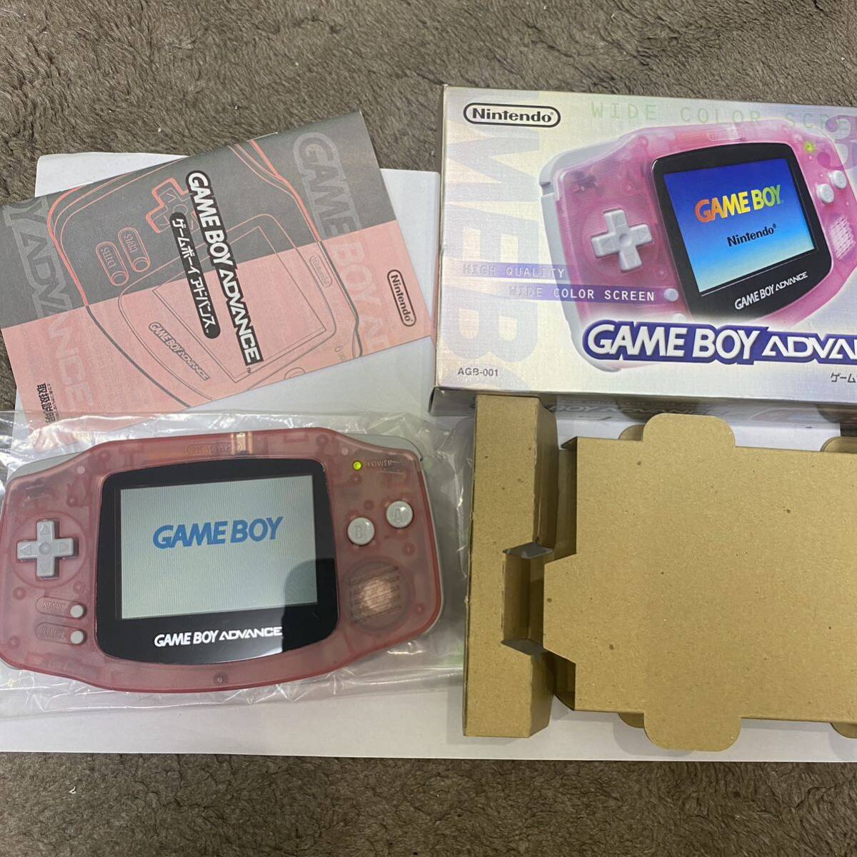  Game Boy Advance # beautiful goods operation excellent verification settled rare GBA nintendo instructions box Nintendo Nintendo Game Boy Mill key pink 
