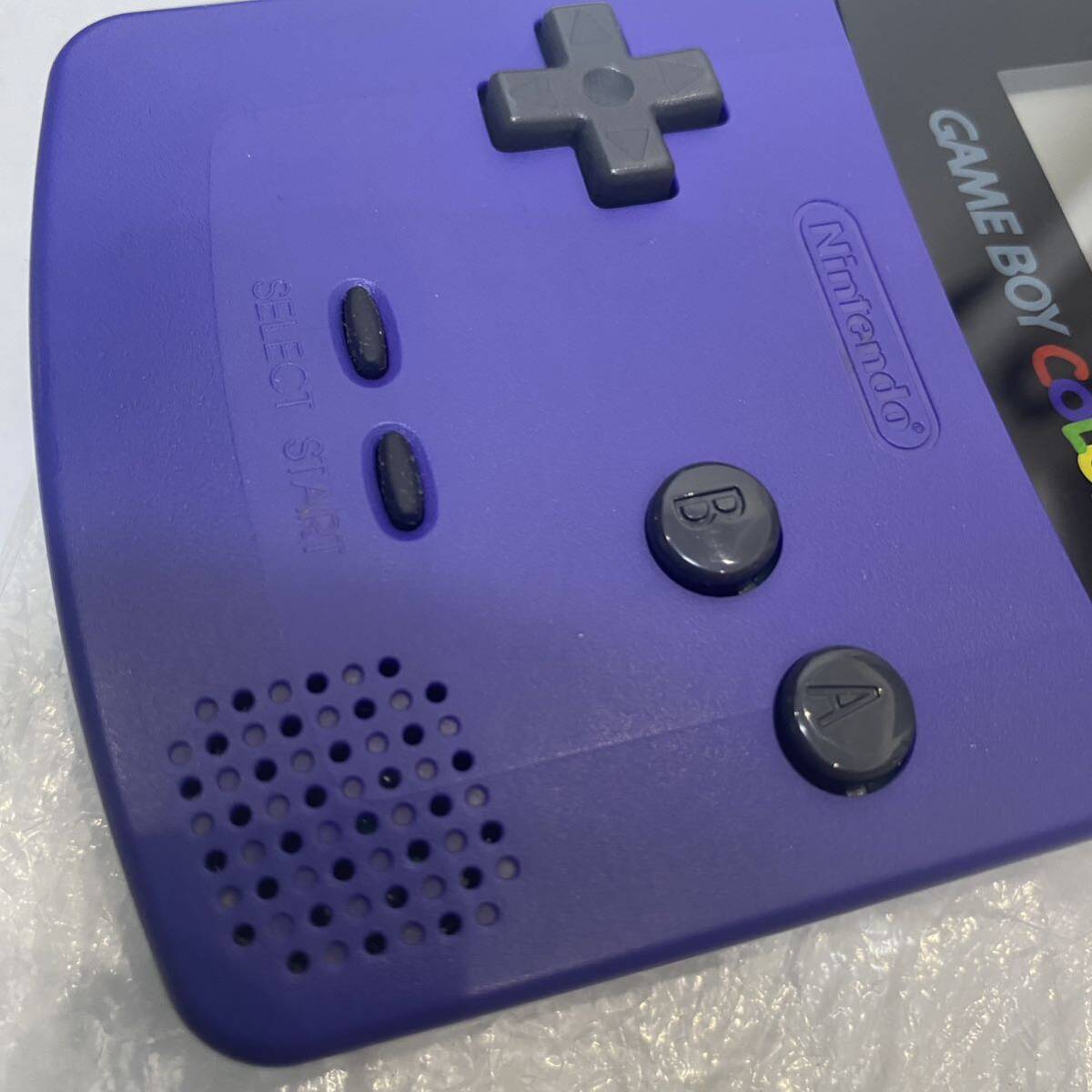 ゲームボーイカラー ■ほぼ　新品未使用　レア　パープル　GBC 任天堂 説明書 箱　Nintendo ニンテンドー　ゲームボーイ　極美品