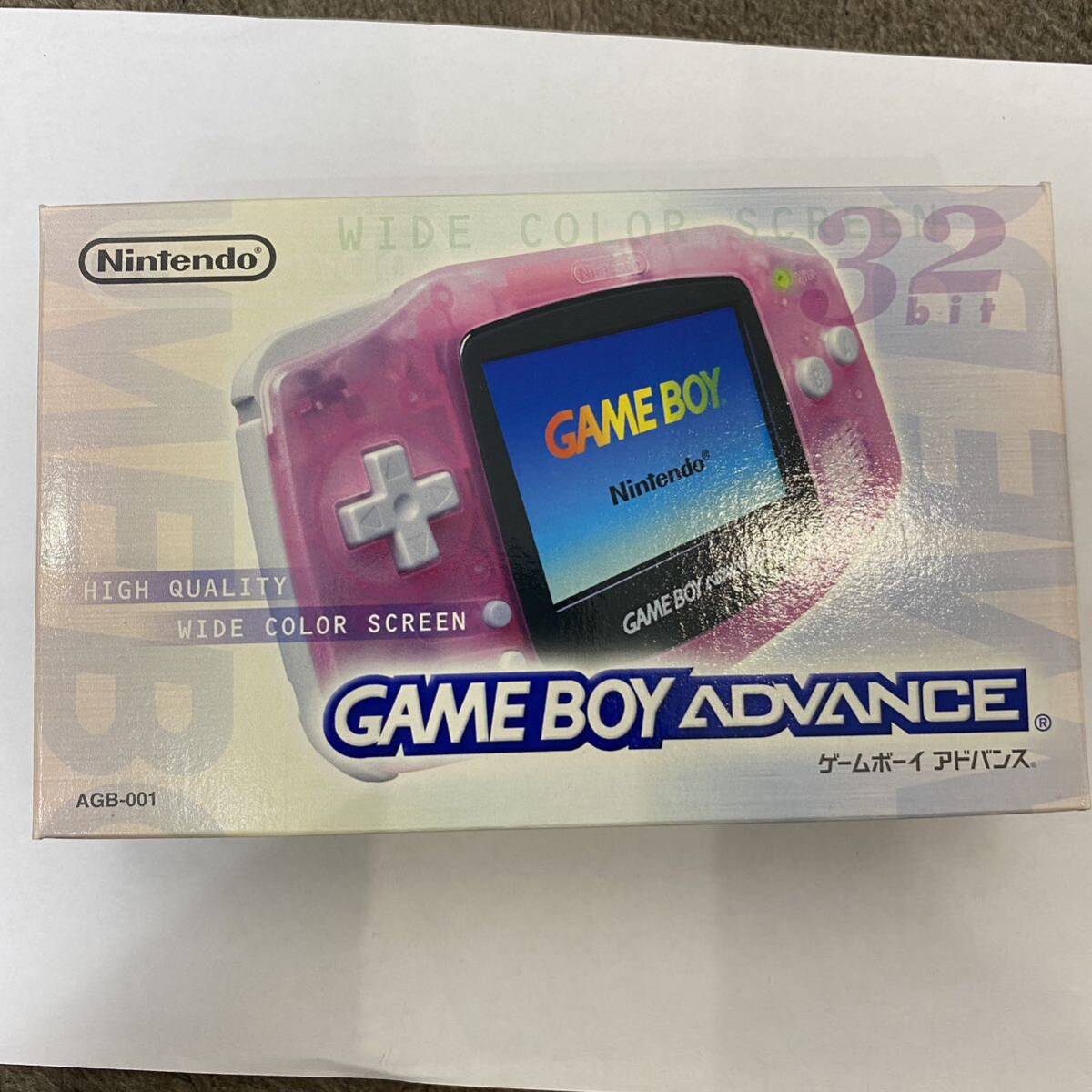  new goods Game Boy Advance rare Mill key pink GBA nintendo instructions box leaflet Nintendo Nintendo Game Boy ultimate beautiful goods 