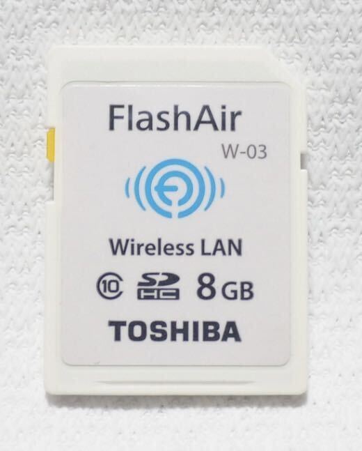 ★FlashAir W-03 Wireless LAN 8GB TOSHIBA★中古動作品 049の画像1