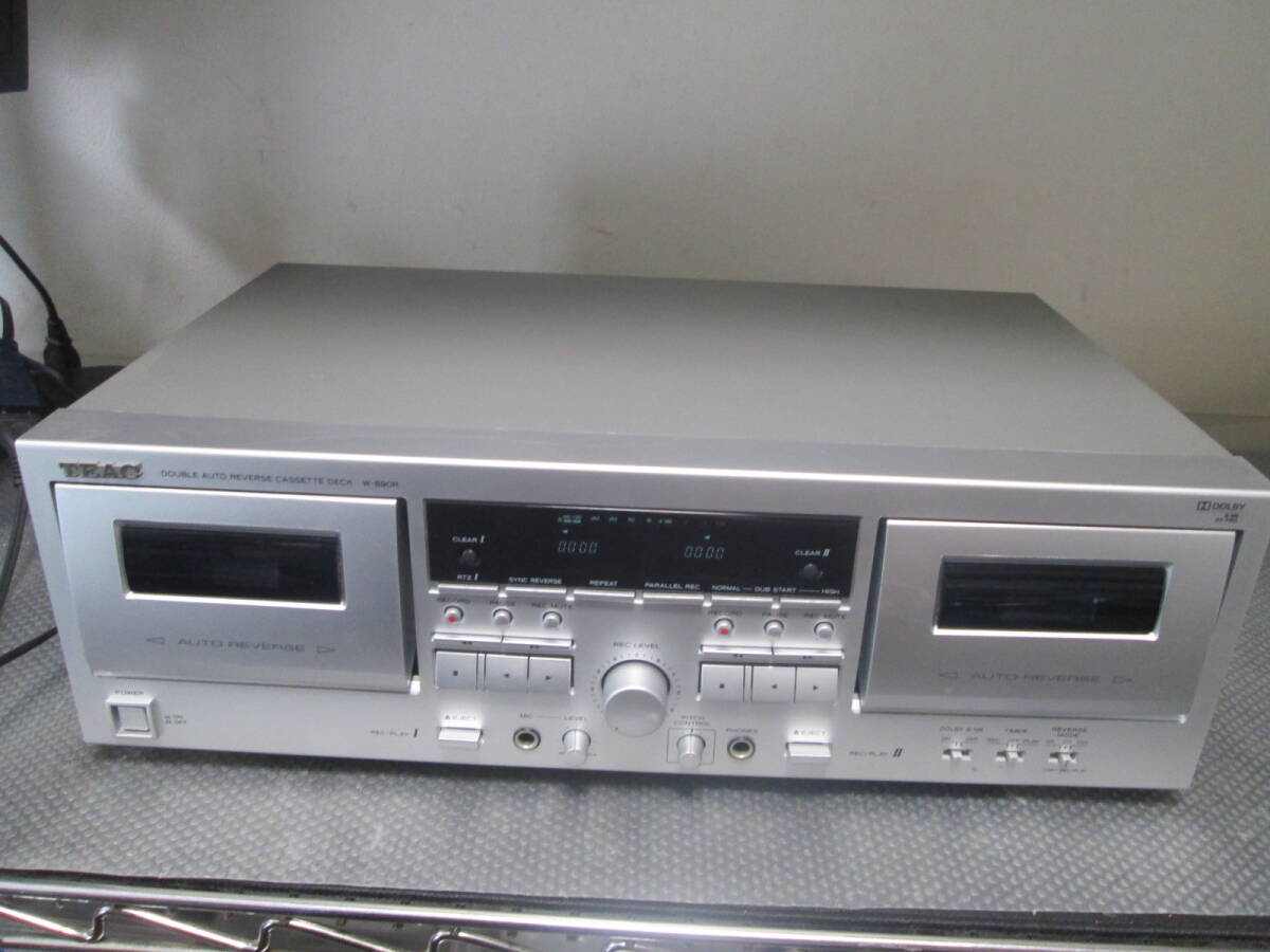TEAC ティアック カセットデッキ W-890R-Sの画像1