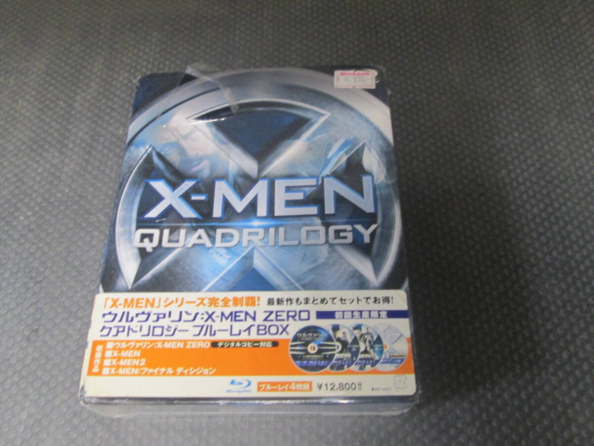 X-MEN QUADRILOGY BOX クアドリロジー Blu-ray　ブルーレイ　未開封　ビニール破れ/箱ダメージあり_画像1