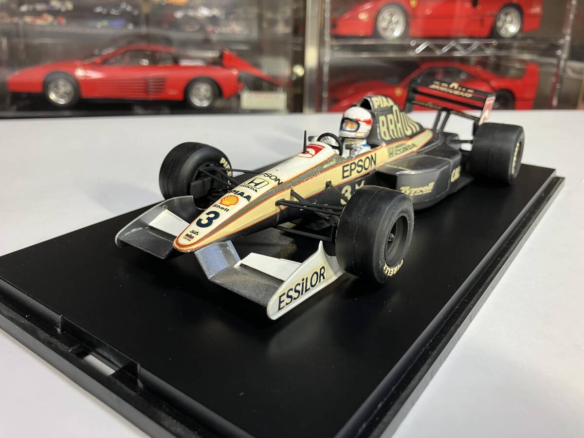 ウエーブ　1/24　ブラウンティレルホンダ０２０中島　悟　素人完成品　定形外郵便　可_画像1