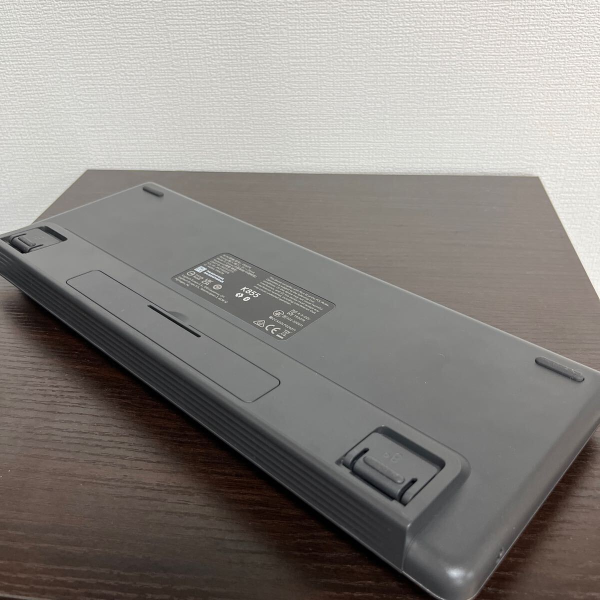 【中古】Logicool SIGNATURE K855 ワイヤレスキーボード グラファイト 赤軸 メカニカルキーボード 