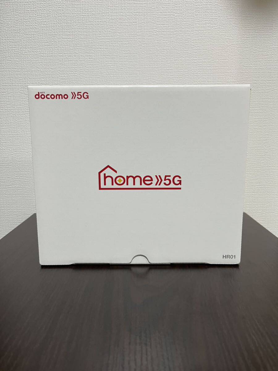 【中古】ドコモ home 5G HR01 ダークグレー ホームルーター SHARPの画像1