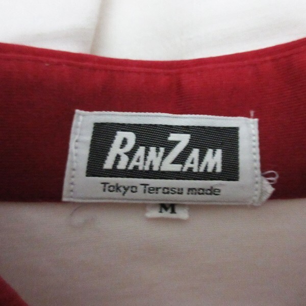 70s■ヴィンテージ シャツ ストレッチ アイビー トラッド ヨット 刺繍 RANZAM Tokyo Terasu made レトロ_画像5