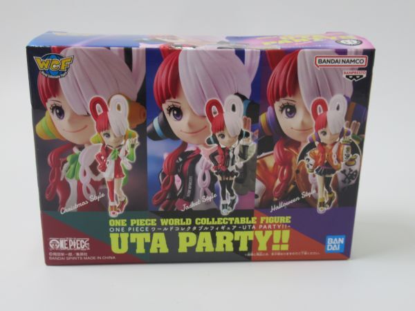 ワンピース ONE PIECE ワールドコレクタブルフィギュア ウタ パーティ!! UTA PARTY!! WCF ワーコレ ハロウィンクリスマスジャケット 未使用_D1-240415M02