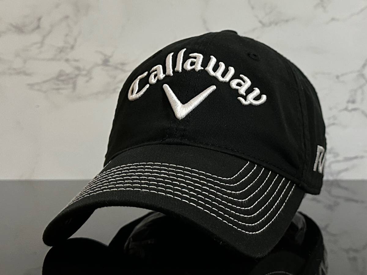 【未使用品】64A 上品★Callaway Golf キャロウェイ ゴルフ キャップ 帽子 CAP 上品で高級感のあるブラックにシリーズロゴ《FREEサイズ》_画像3