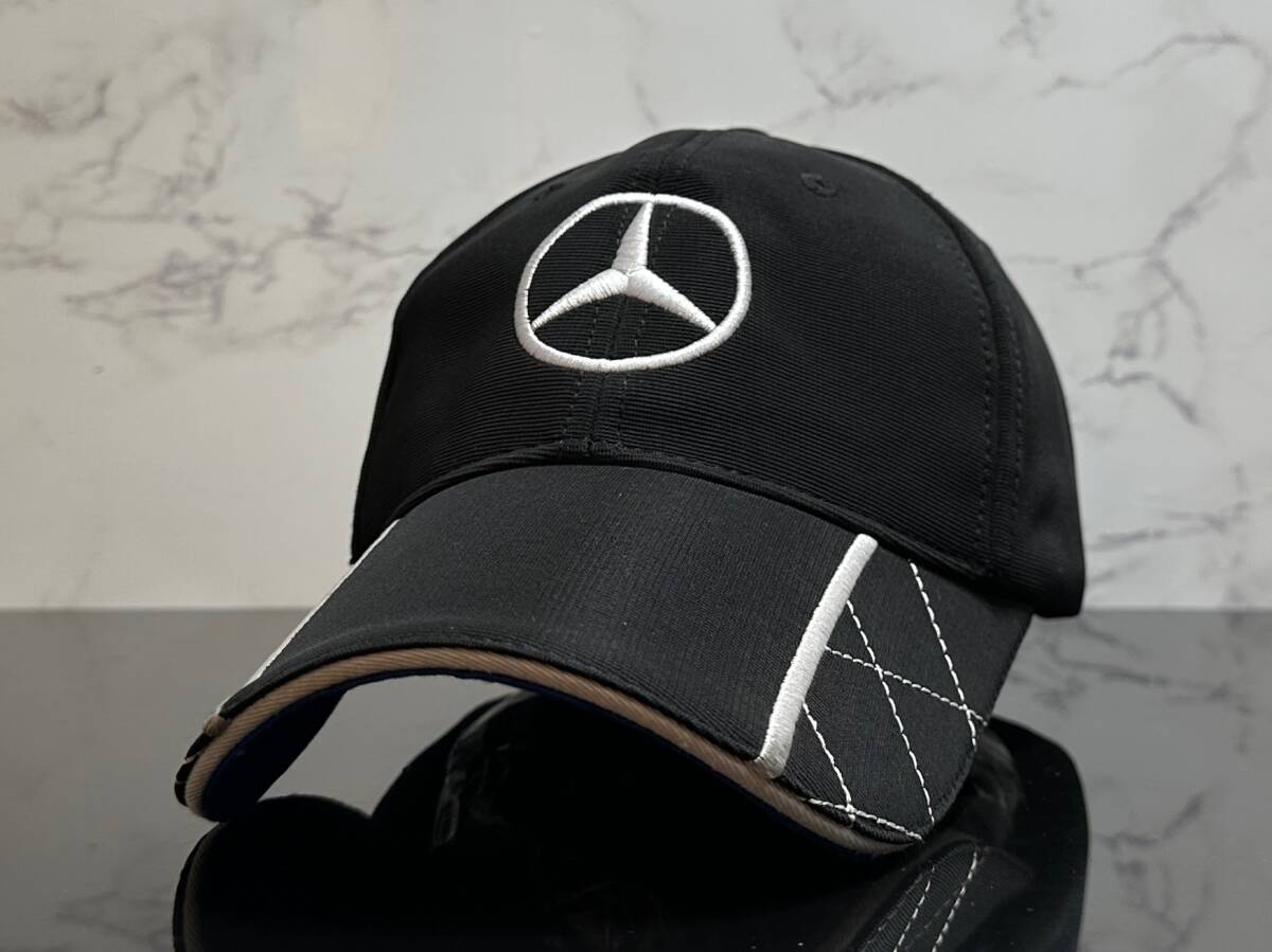 【未使用品】279KB 上品★Mercedes-Benz メルセデス-ベンツ キャップ 帽子 CAP 上品で高級感のあるデザインの♪ドイツ車《FREEサイズ》の画像3