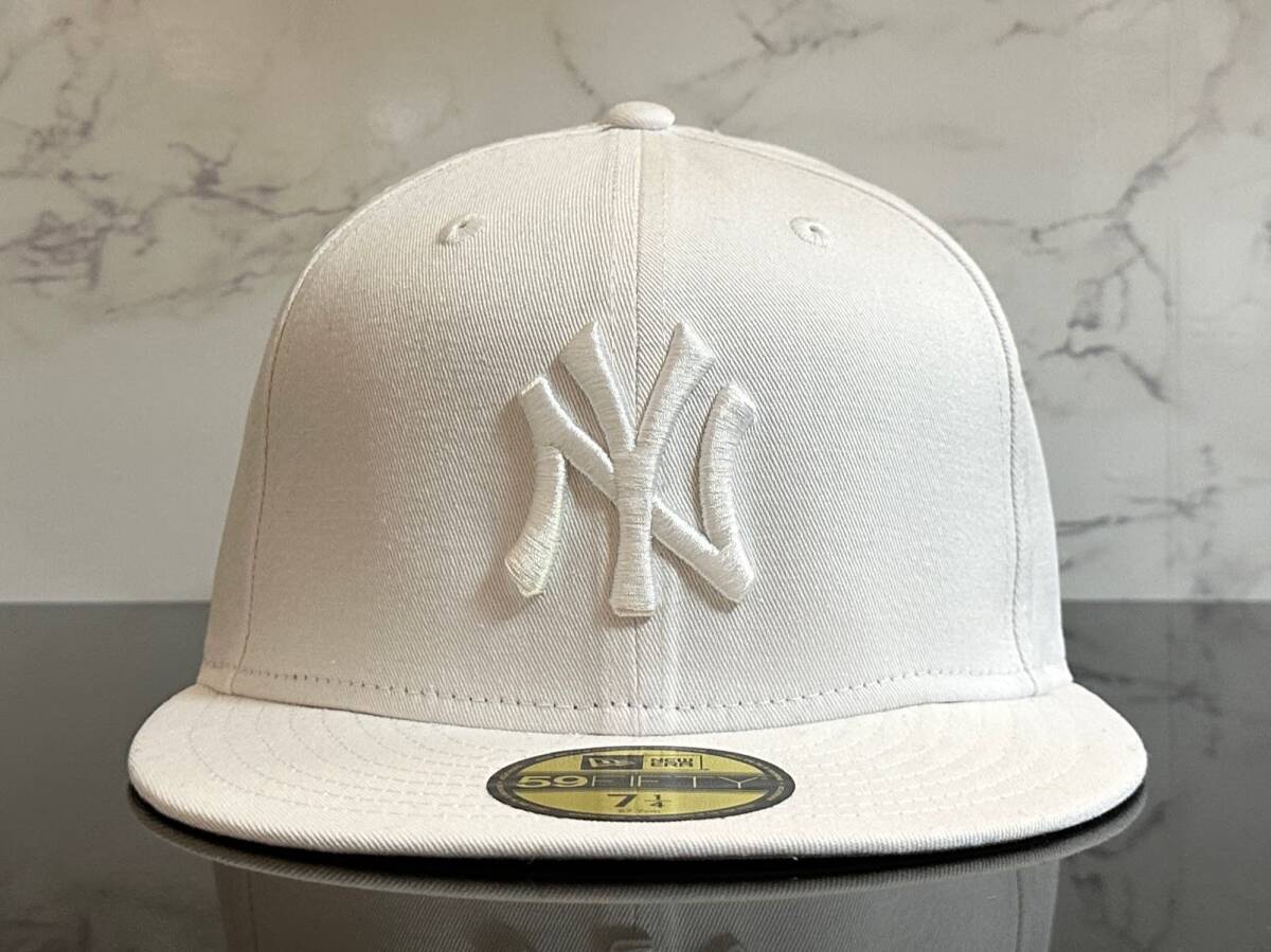 【未使用品】318KB 訳あり★NEW ERA 59FIFTY×MLB ニューヨーク ヤンキース New York Yankees コラボ キャップ 帽子《SIZE 7 1/4・57.7㎝》_画像2