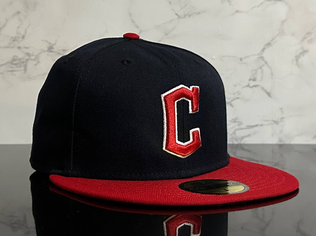 【未使用品】31E★NEW ERA 59FIFTY×MLBクリーブランド ガーディアンズCleveland Guardians キャップ 帽子 CAP《SIZE 7 1/8・56.8㎝》