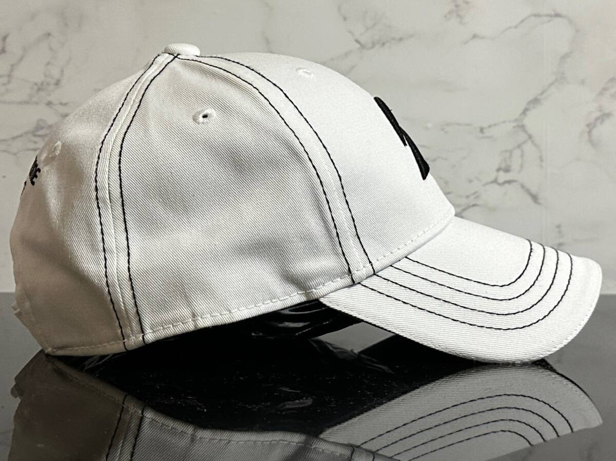 【未使用品】38D 上品★BRIDGESTONE GOLF ブリジストン ゴルフ キャップ 帽子 CAP 上品で高級感のあるホワイトコットン素材《FREEサイズ》の画像4