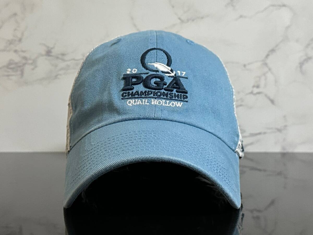[ не использовался товар ]336KF**47BRAND×2017 PGA CHAMPIONSHIP 2017 PGA Champion sip Golf колпак шляпа CAP{ эластичный передний 57.~61. ранг до }