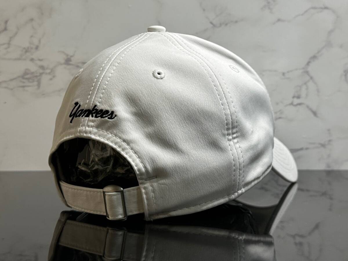 【未使用品】201KE 訳あり★NEW ERA×MLB ニューヨーク ヤンキース New York Yankees キャップ 上品で高級感のあるホワイト《FREEサイズ》の画像7