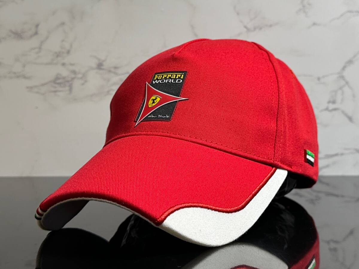 [ не использовался товар ]226KE *Ferrari WORLD Ferrari world колпак шляпа CAP сверху товар . ощущение роскоши. есть дизайн. хлопок материалы {FREE размер }