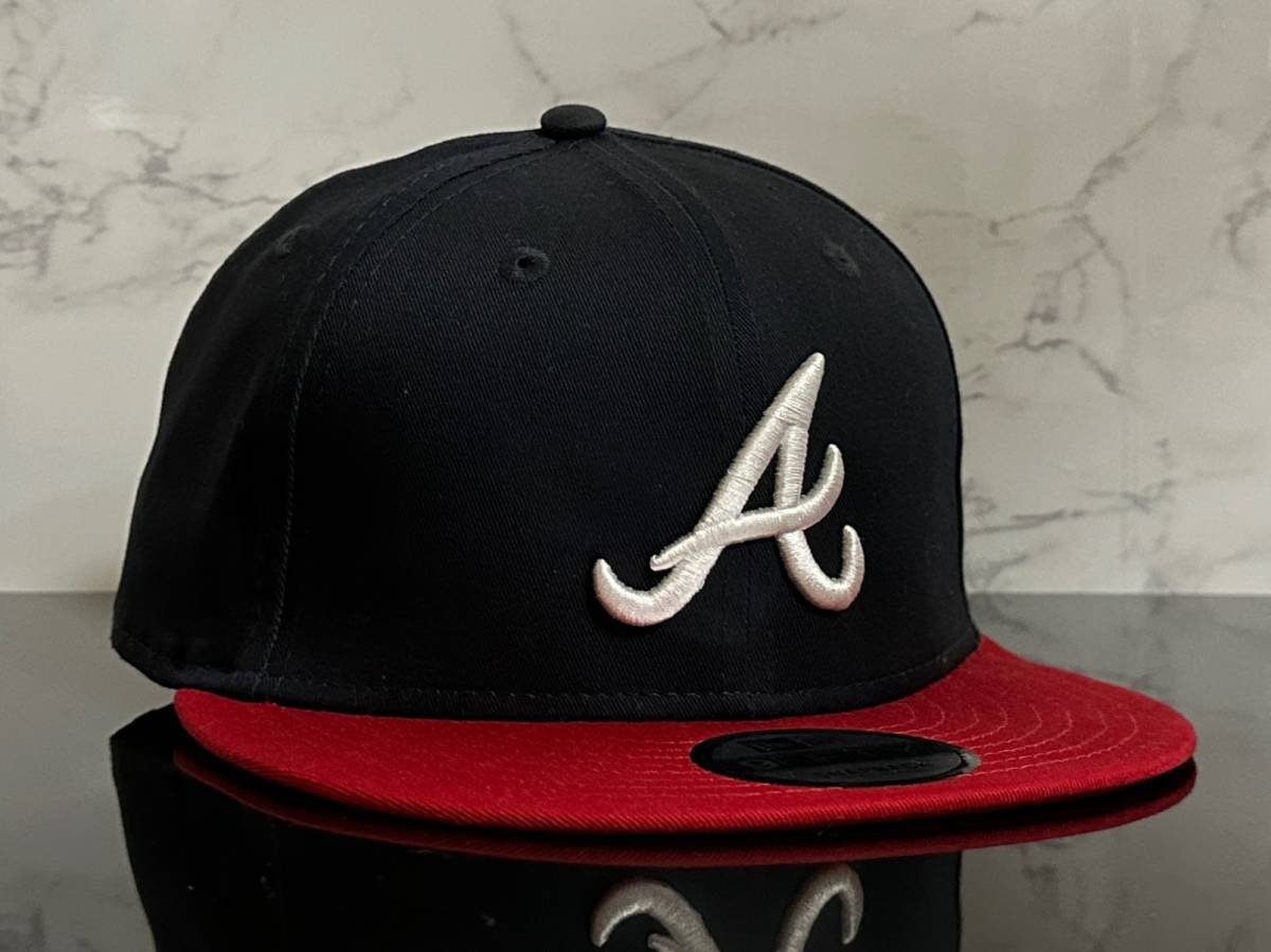 【未使用品】32F 訳あり★NEW ERA ニューエラ 9FIFTY×MLB アトランタ ブレーブス Atlanta Braves キャップ 帽子《MEDIUM-LARGE サイズ》