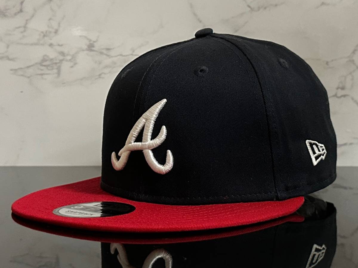 【未使用品】32F 訳あり★NEW ERA ニューエラ 9FIFTY×MLB アトランタ ブレーブス Atlanta Braves キャップ 帽子《MEDIUM-LARGE サイズ》