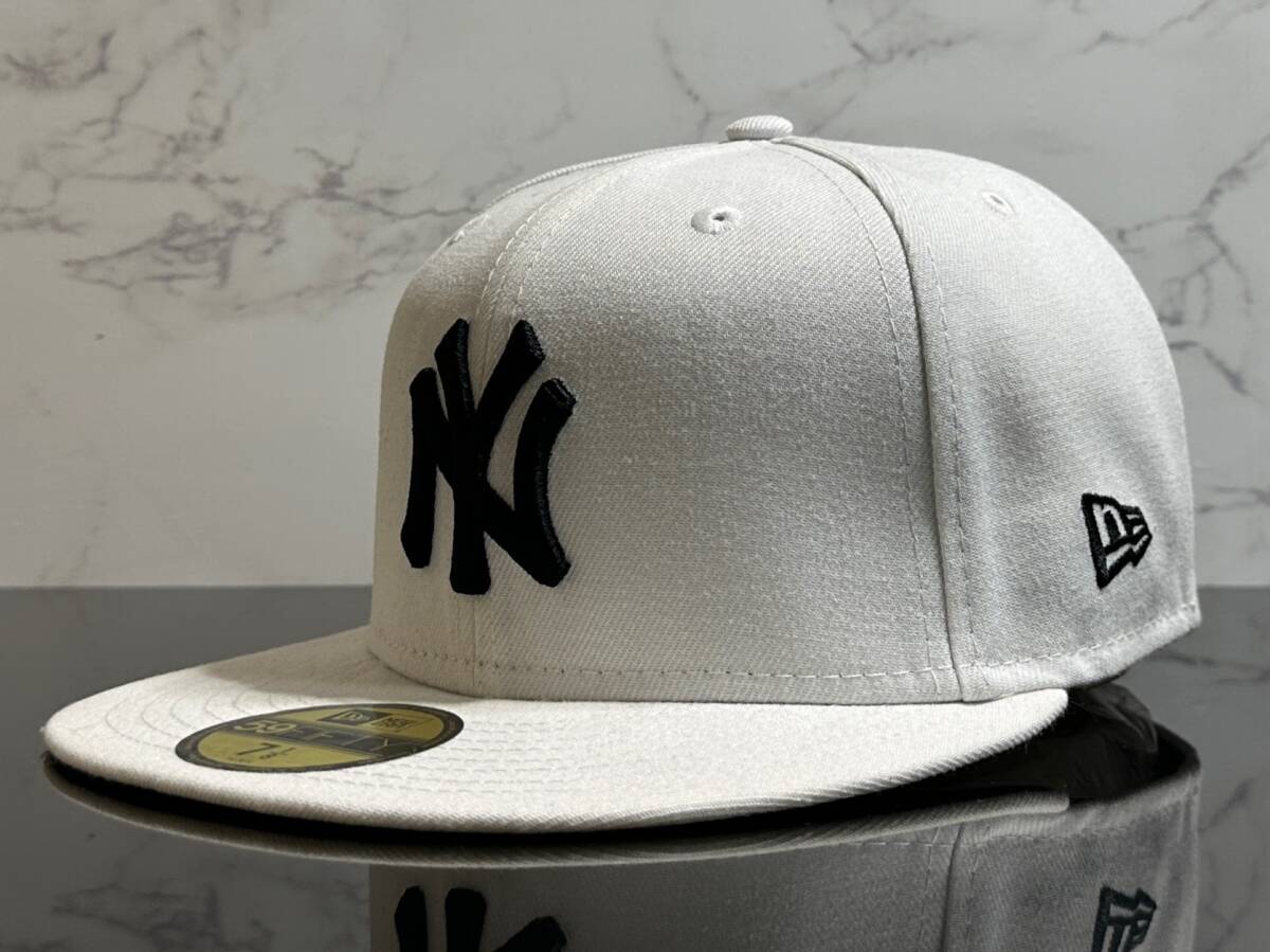 【未使用品】194KA 訳あり★NEW ERA 59FIFTY×MLB ニューヨーク ヤンキース New York Yankees コラボ キャップ《SIZE 7 3/8・58.7㎝》